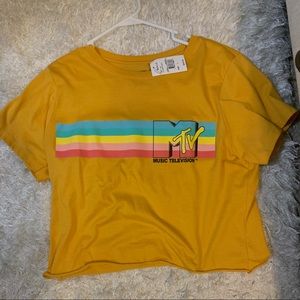 Yellow MTV tee